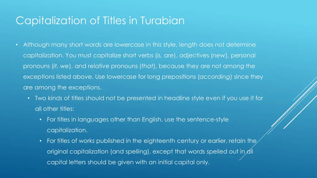 capitalization of titles in turabian 3
