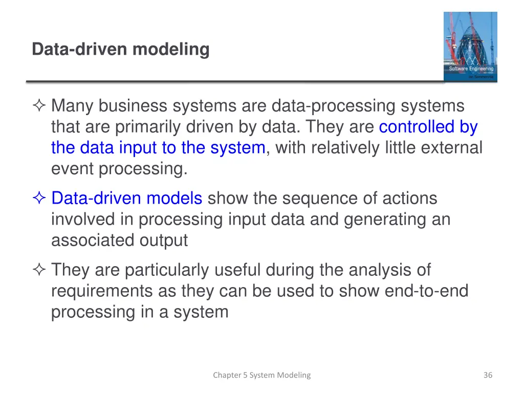 data driven modeling