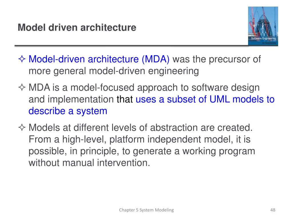 model driven architecture