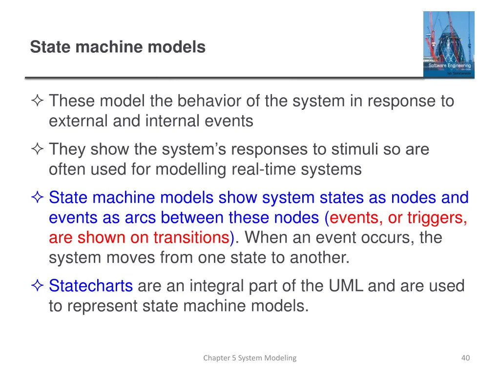 state machine models