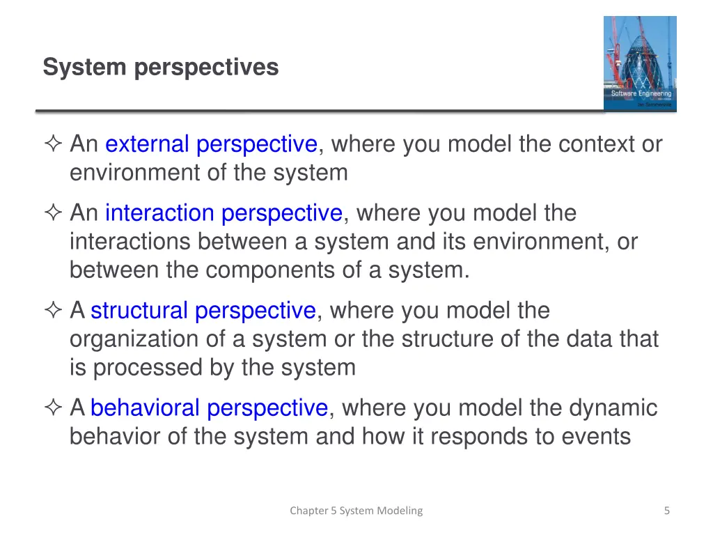 system perspectives