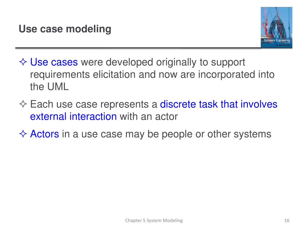 use case modeling