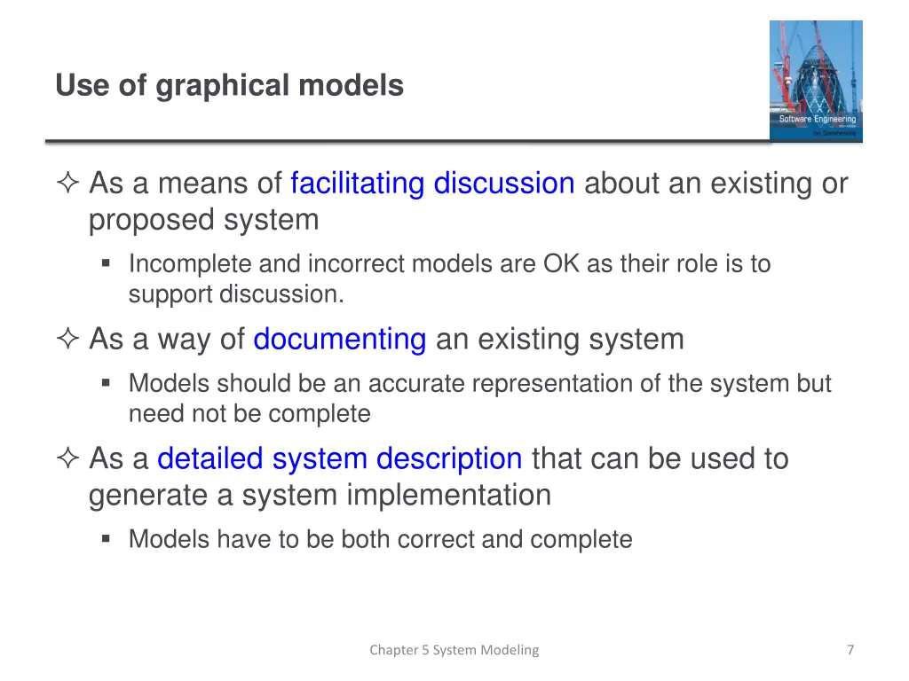 use of graphical models