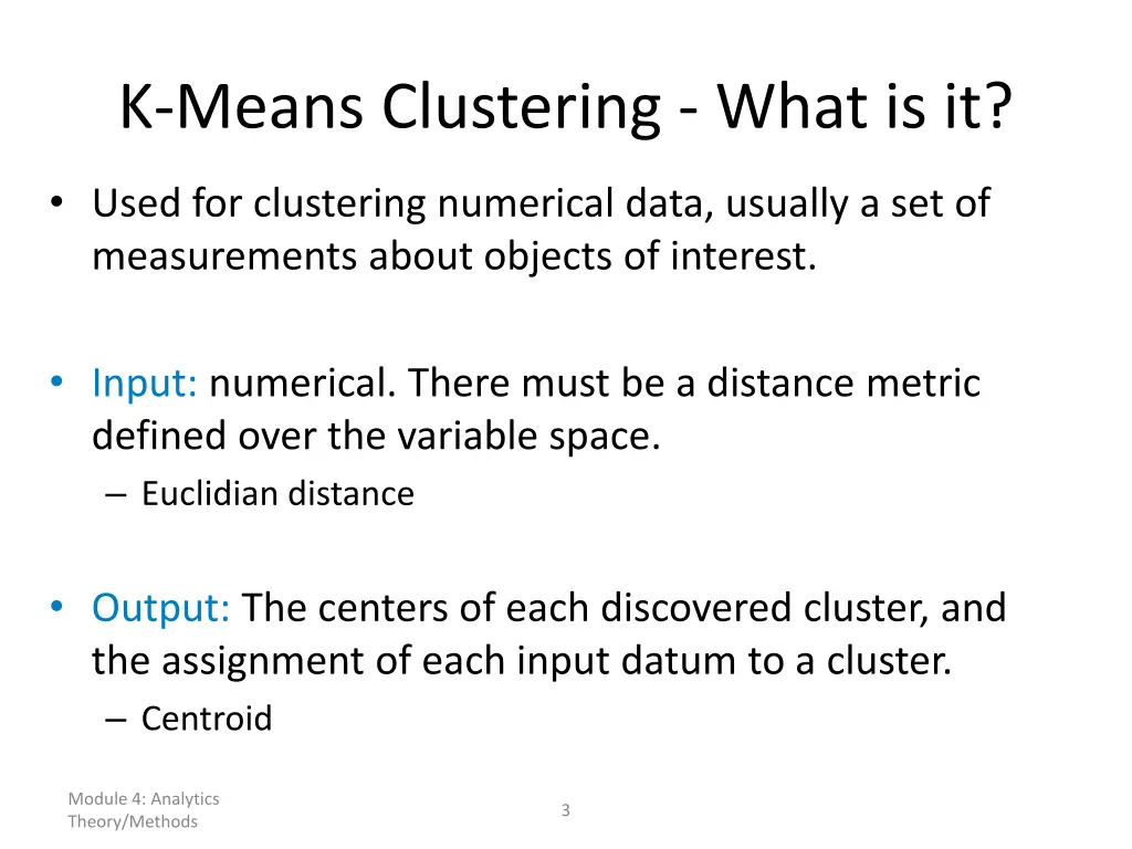 k means clustering what is it