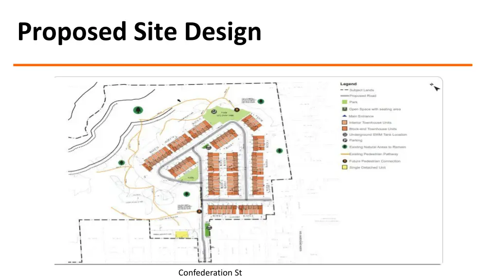 proposed site design