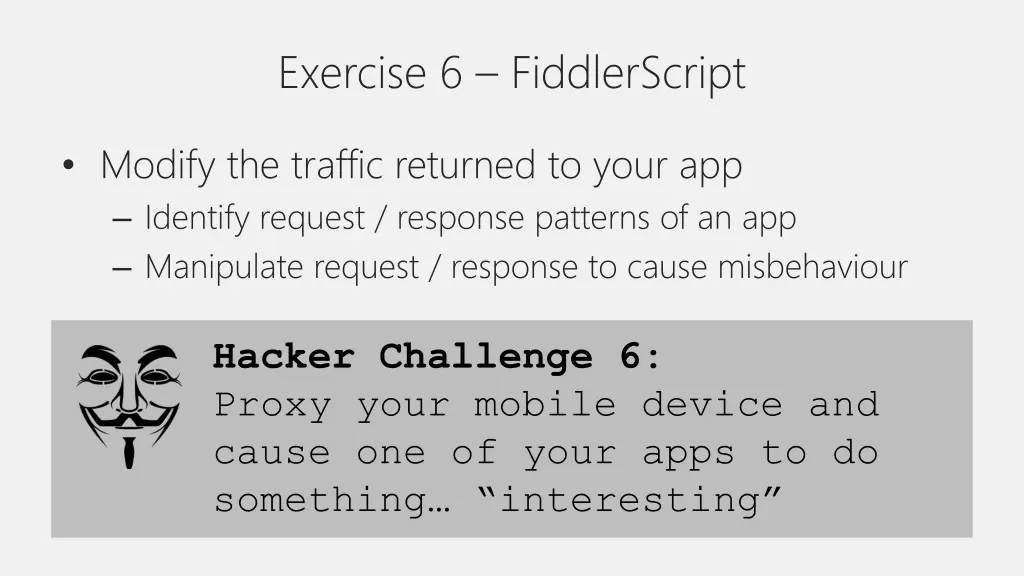exercise 6 fiddlerscript