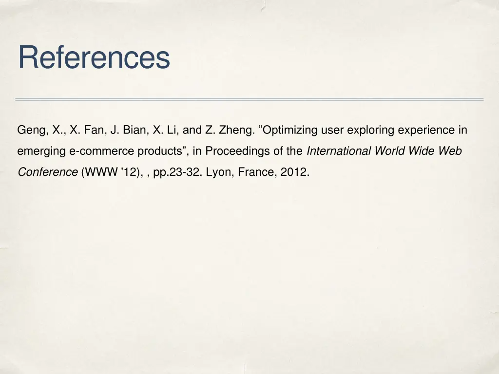 references