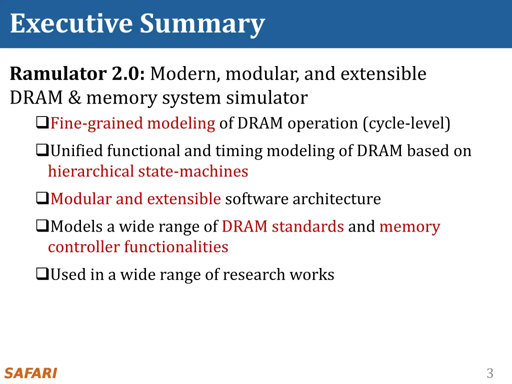 executive summary