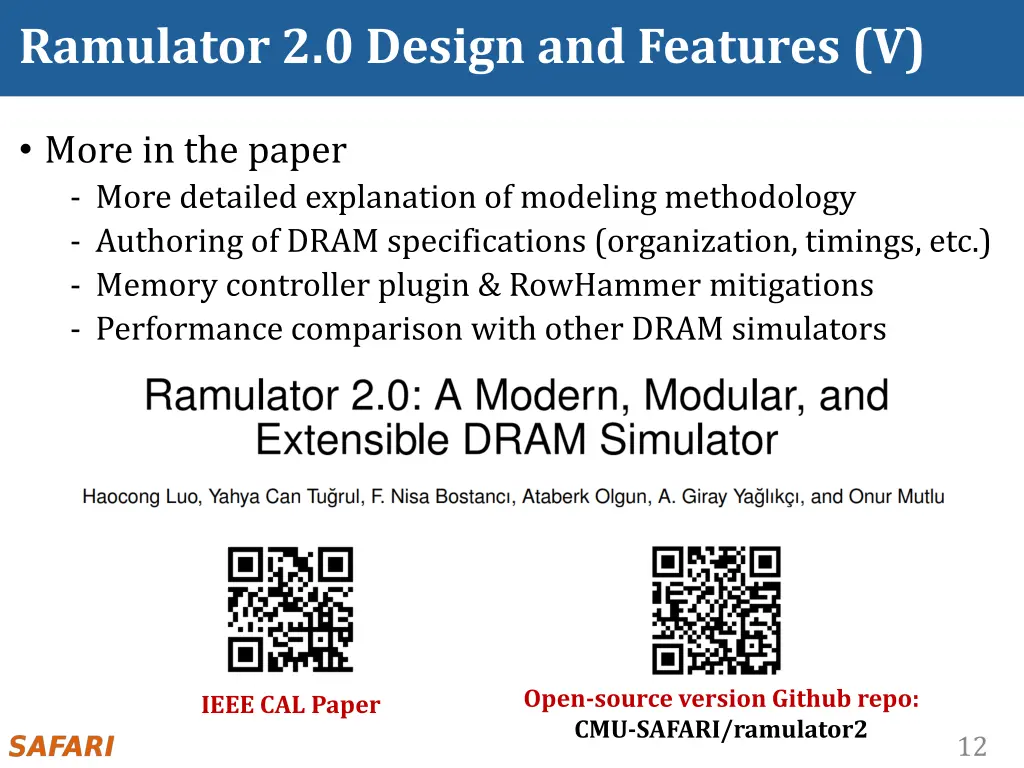 ramulator 2 0 design and features v