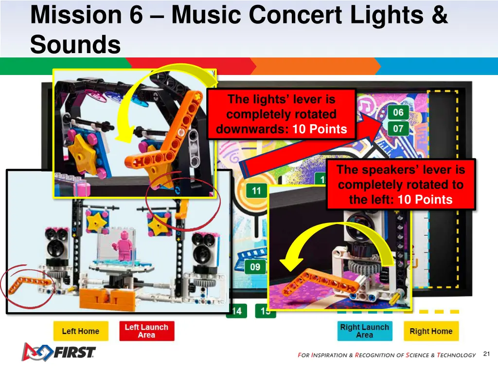 mission 6 music concert lights sounds