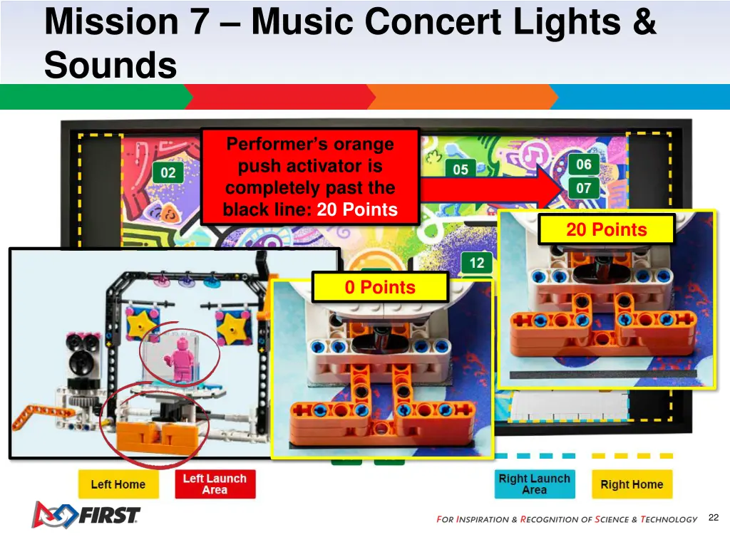 mission 7 music concert lights sounds