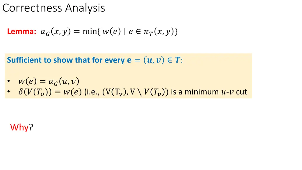 correctness analysis 1