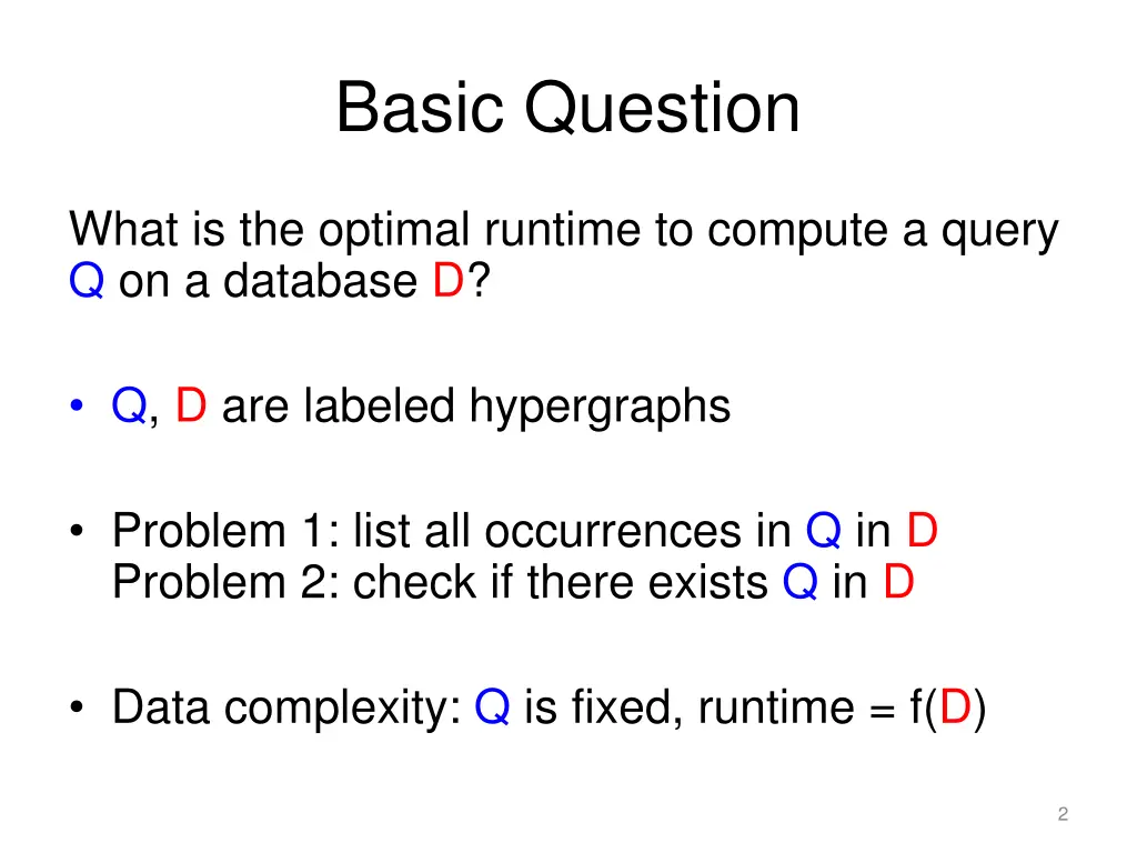 basic question