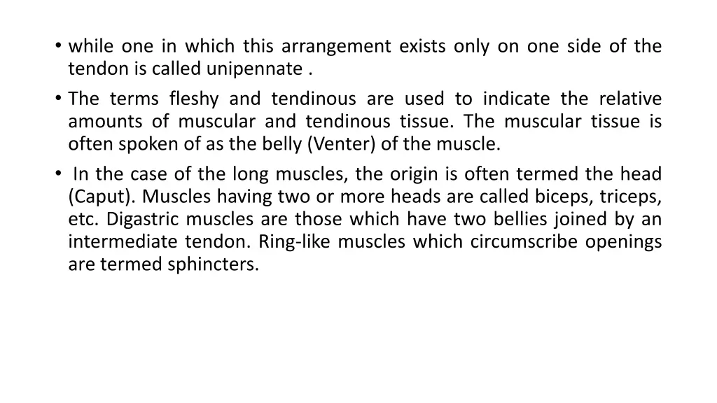 while one in which this arrangement exists only
