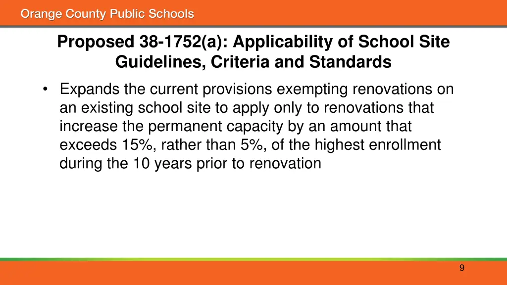 proposed 38 1752 a applicability of school site