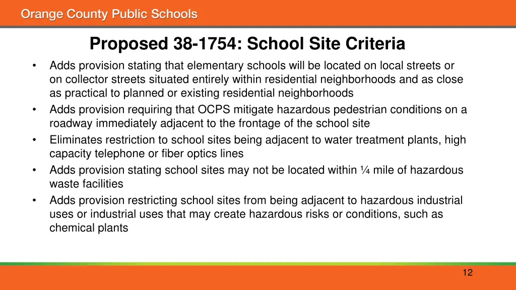 proposed 38 1754 school site criteria adds