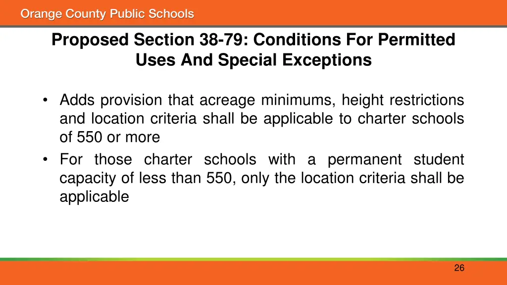 proposed section 38 79 conditions for permitted