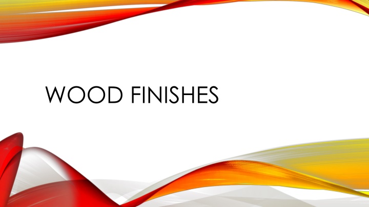 wood finishes