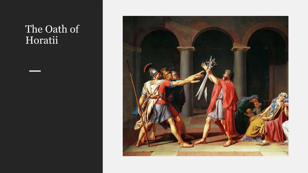 the oath of horatii