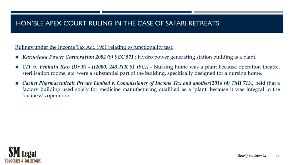 hon ble apex court ruling in the case of safari 10