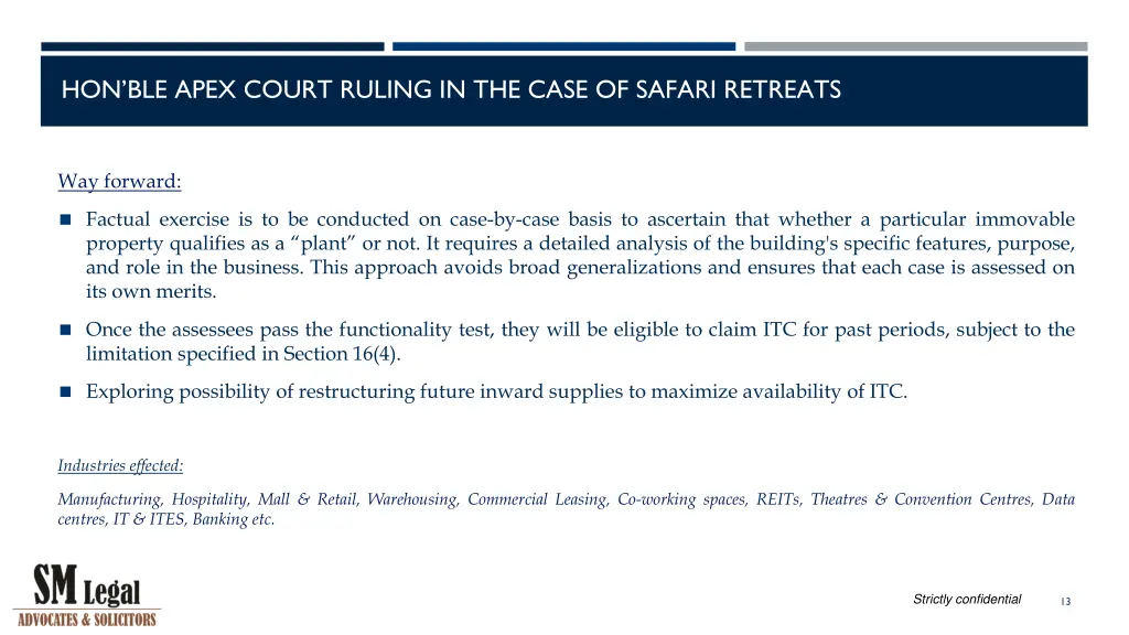 hon ble apex court ruling in the case of safari 11