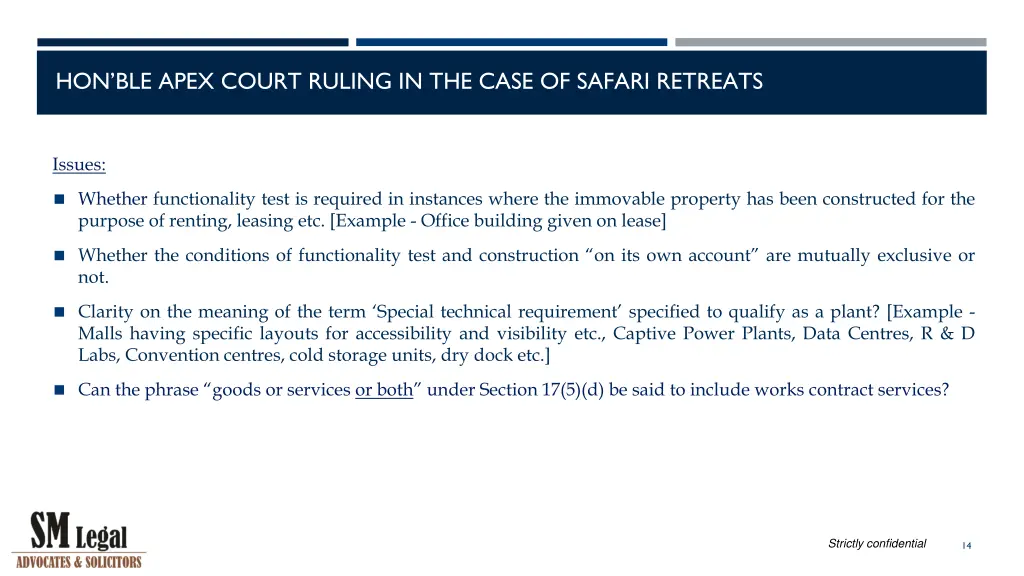 hon ble apex court ruling in the case of safari 12