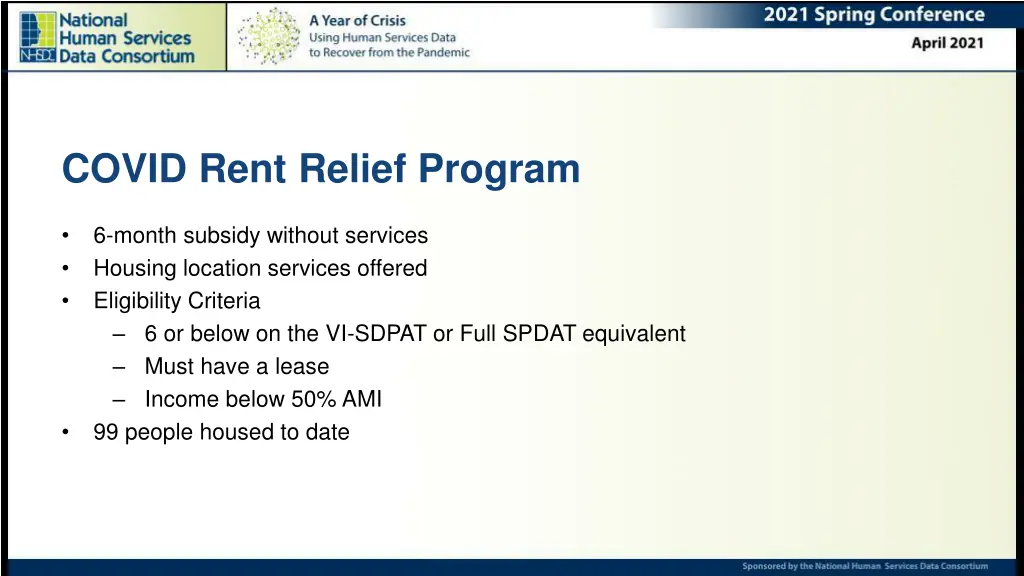 covid rent relief program