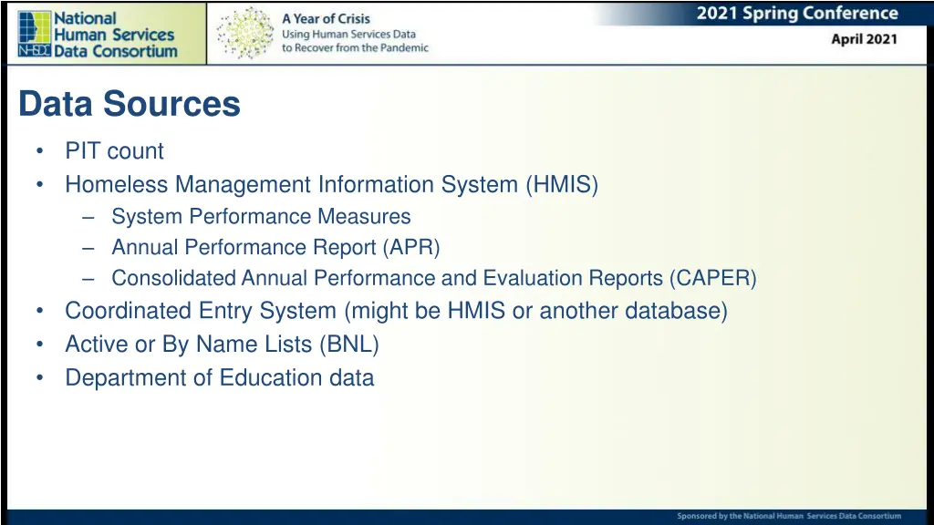 data sources