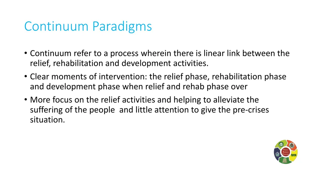 continuum paradigms