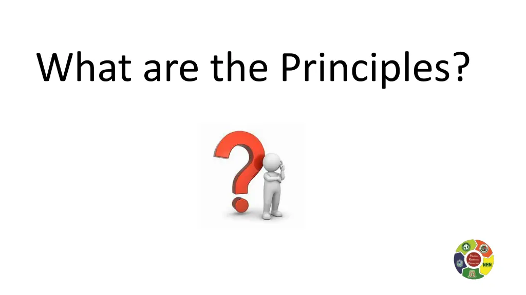 what are the principles