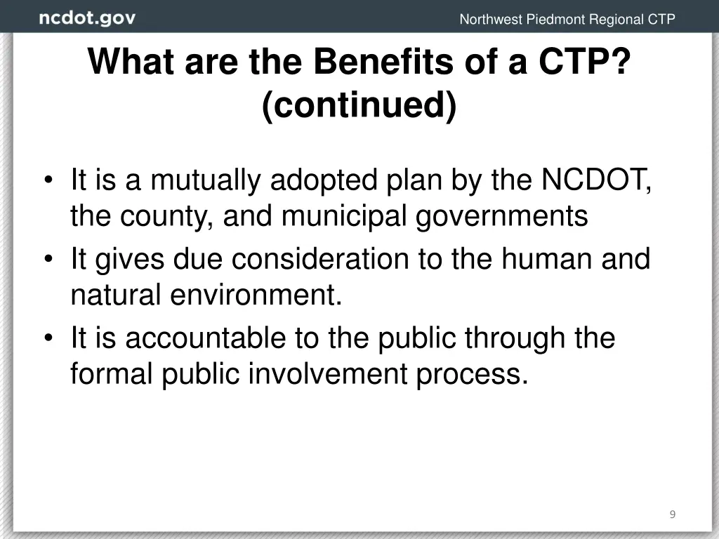 northwest piedmont regional ctp 5
