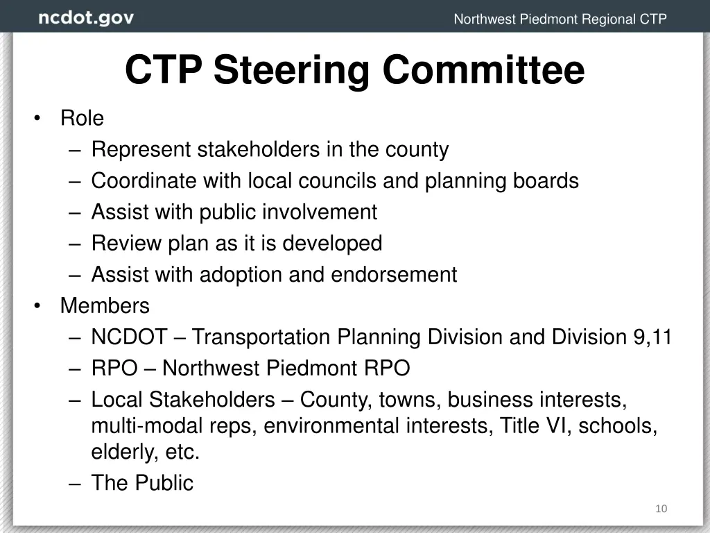northwest piedmont regional ctp 6
