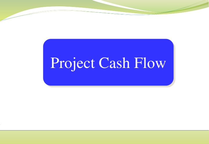 project cash flow