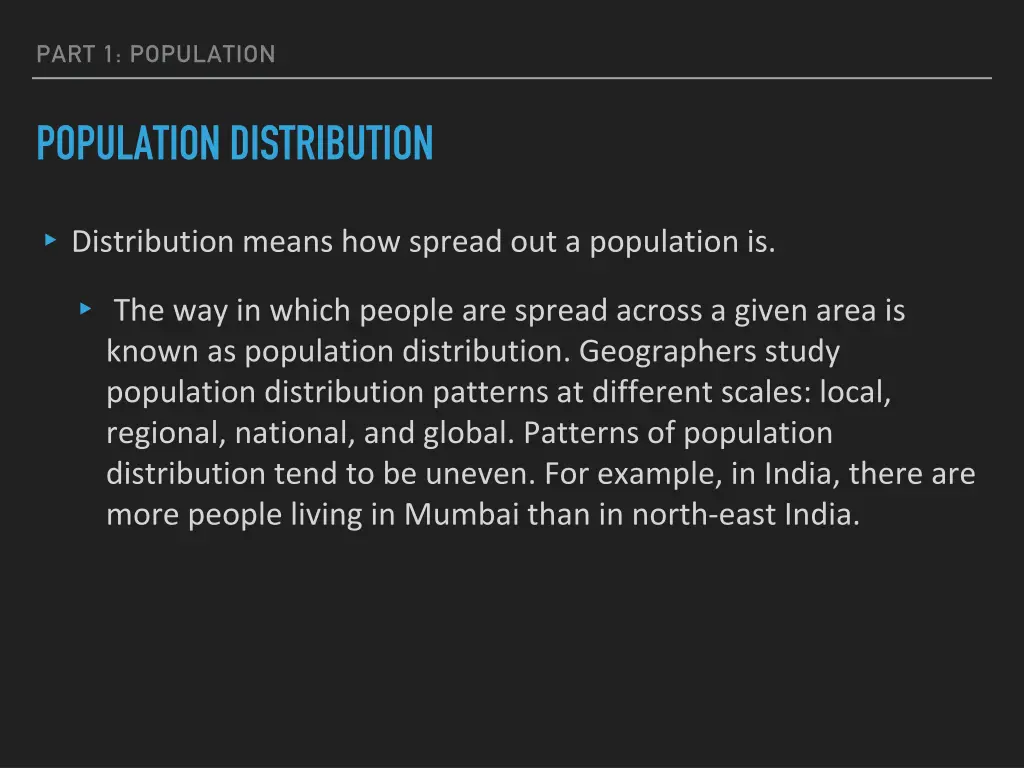part 1 population 2