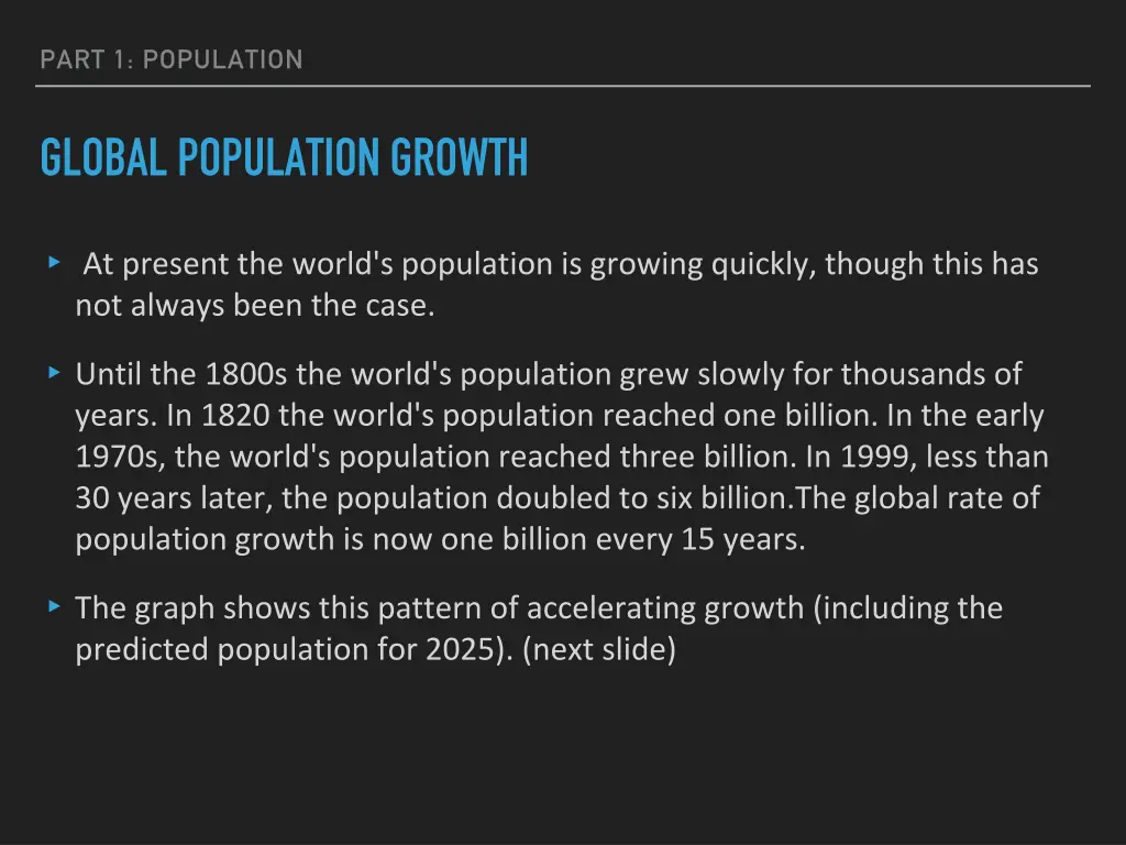part 1 population 5