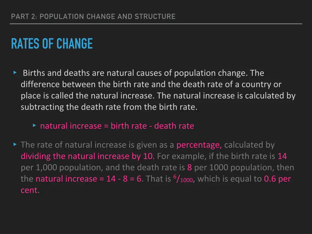 part 2 population change and structure 1