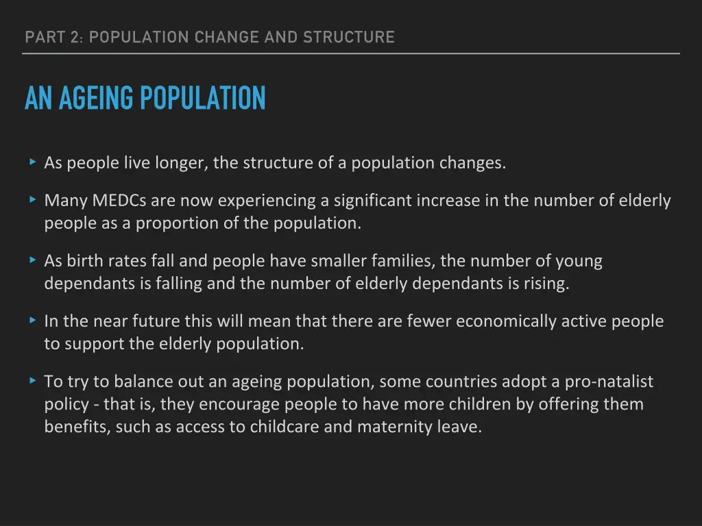 part 2 population change and structure 21
