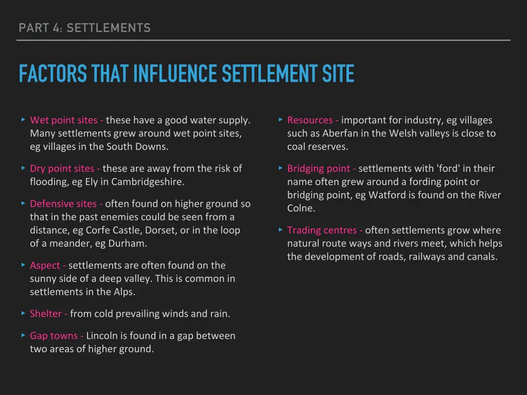 part 4 settlements 3