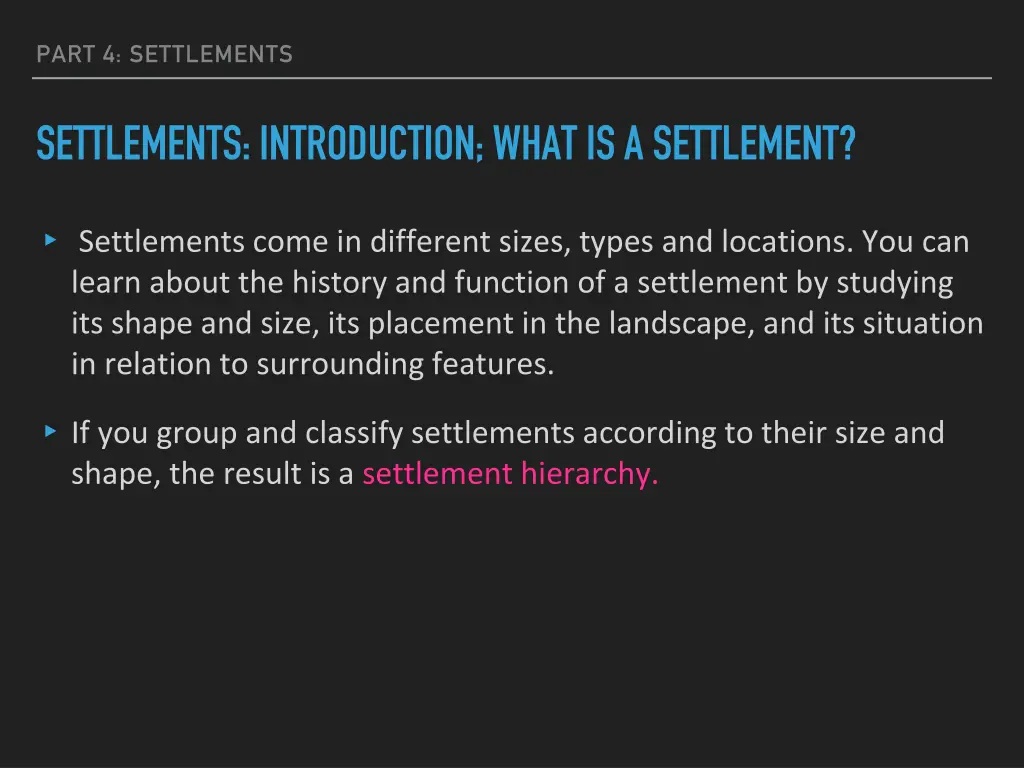 part 4 settlements