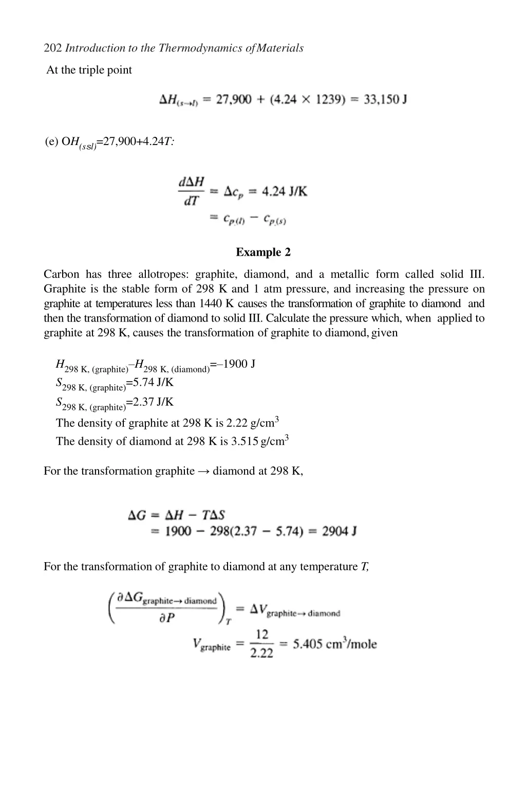 202 introduction to the thermodynamics ofmaterials
