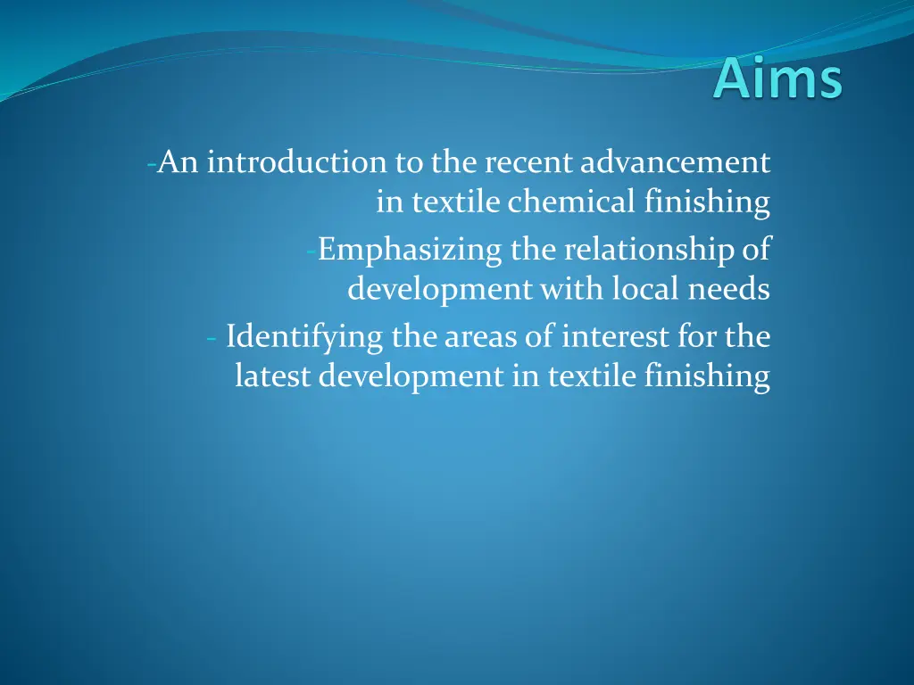an introduction to the recent advancement