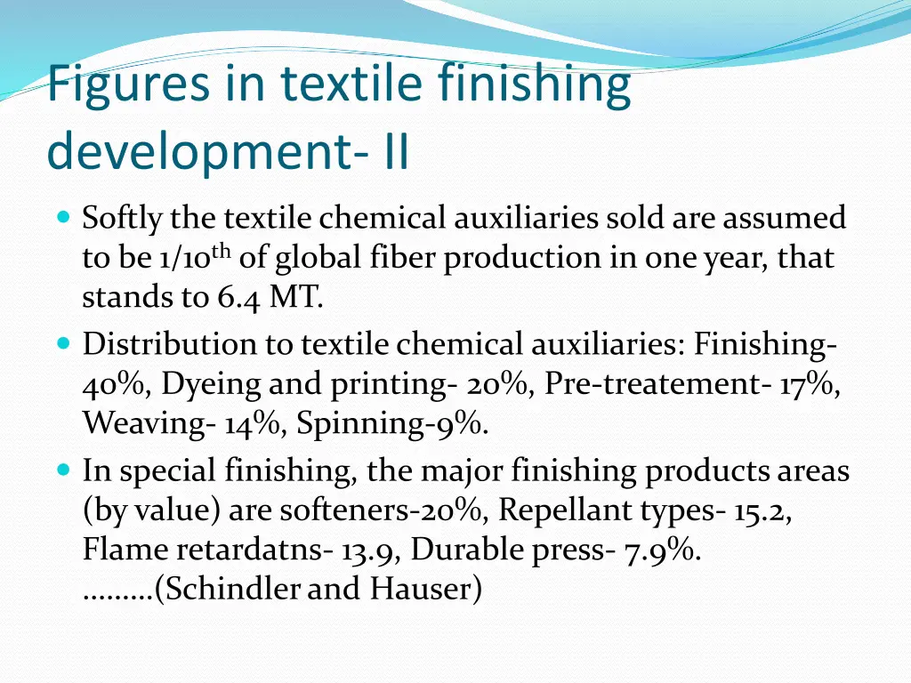figures in textile finishing development ii