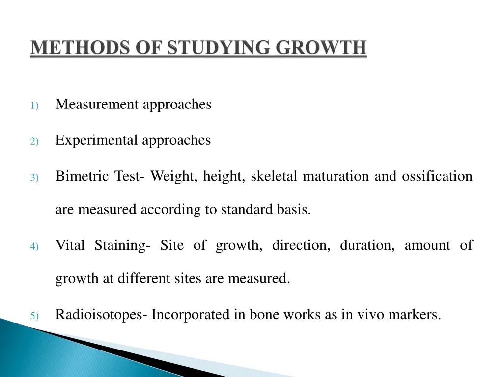 measurement approaches