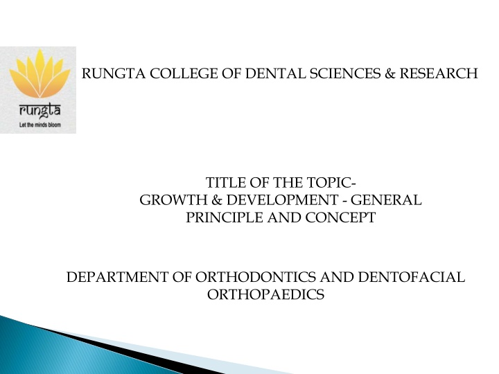 rungta college of dental sciences research