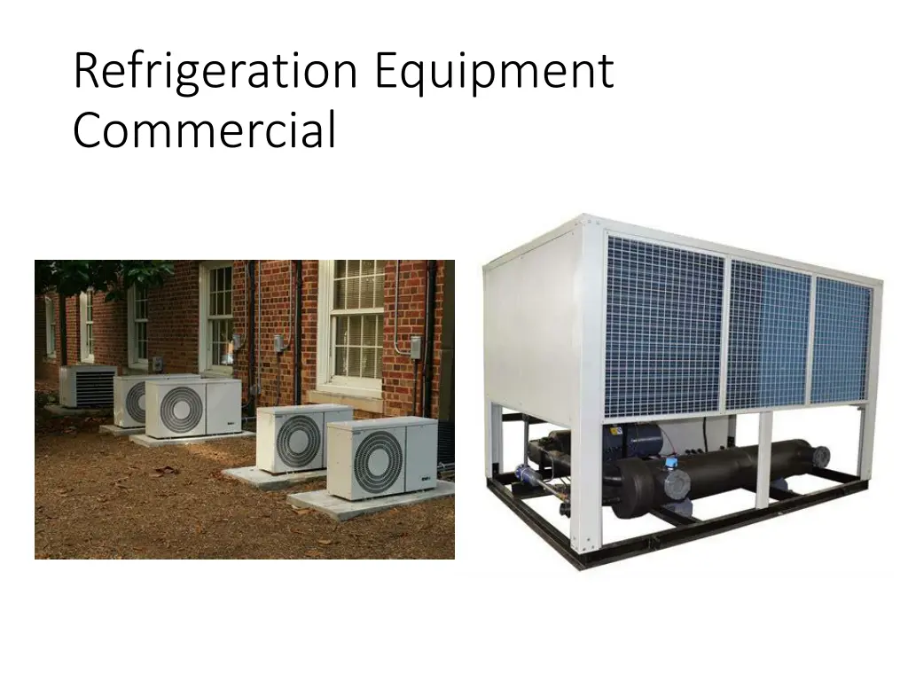 refrigeration equipment commercial