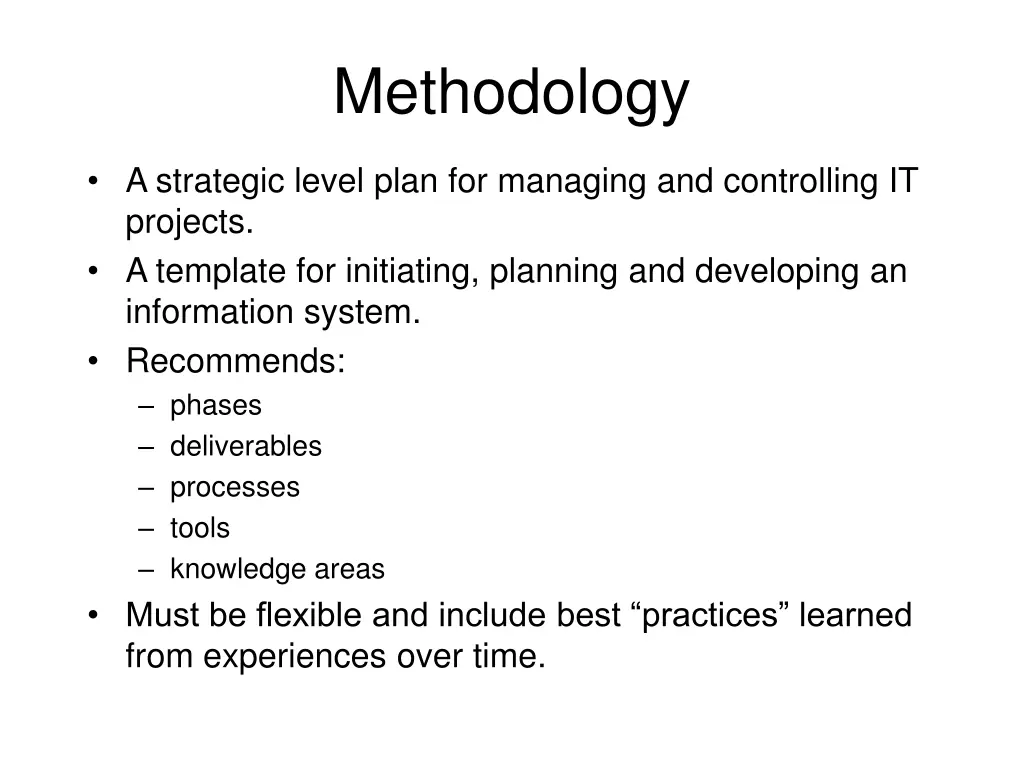 methodology