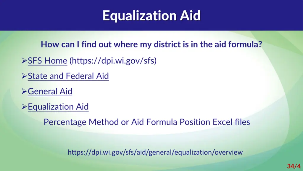equalization aid 1