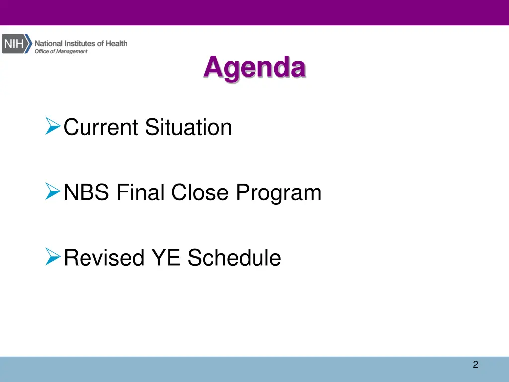 agenda