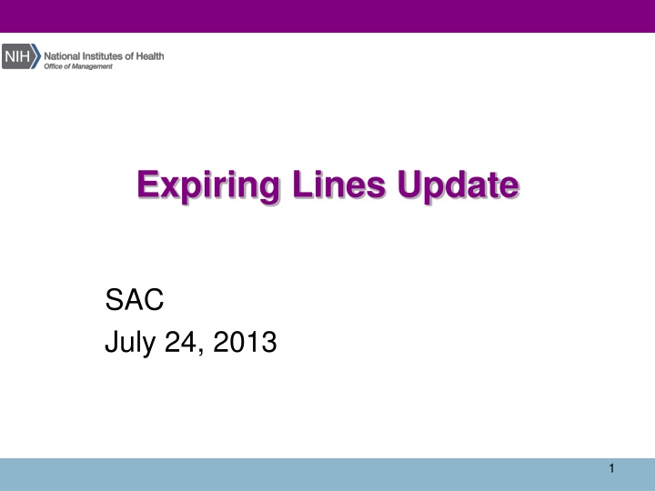 expiring lines update