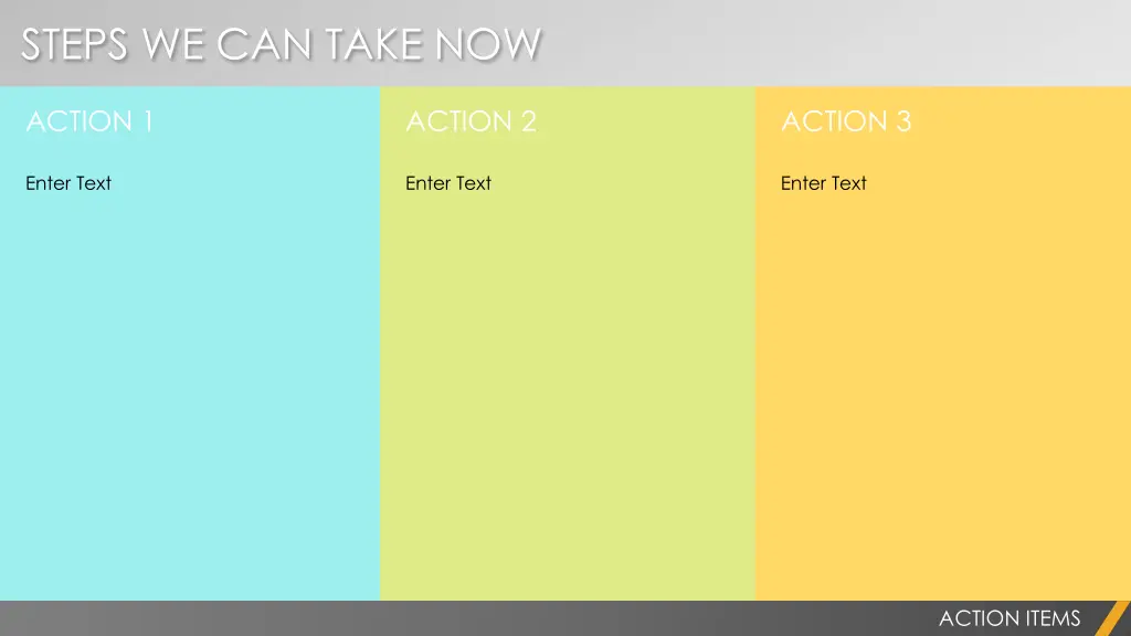 steps we can take now